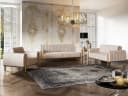 Fun Möbel Designersessel VALERIE Beige Stoff Bild 3