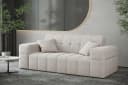 Fun Möbel Sofaset NANCY 3-2-1 Beige Stoff Bild 4