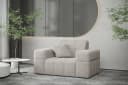 Fun Möbel Sofaset NANCY 3-2-1 Beige Stoff Bild 5