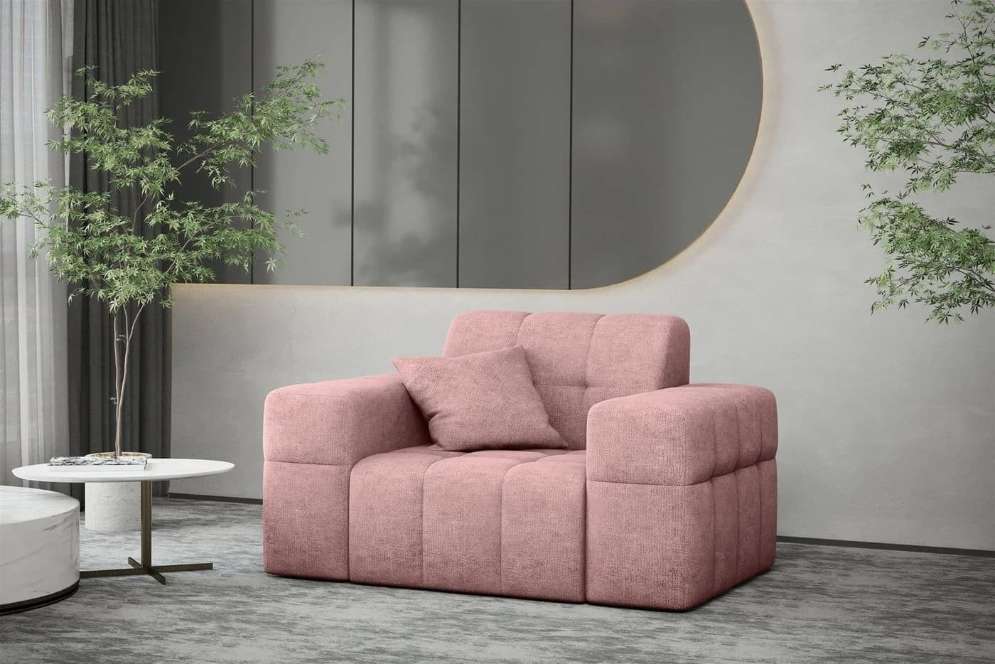 Fun Möbel Sofaset NANCY 3-2-1 Polstergarnitur mit Dekokissen - Bild 5