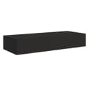 DOTMALL Wandmontiertes Schubladenregal Schwarz MDF Bild 2