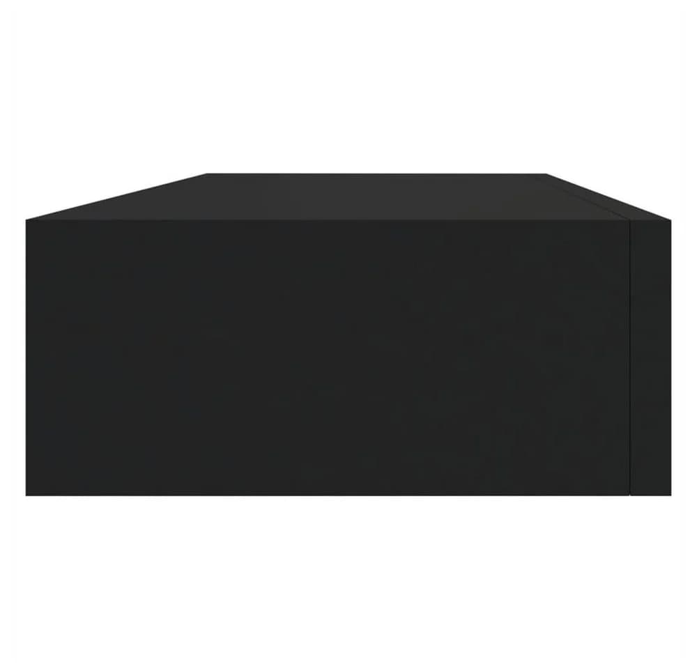 DOTMALL Wandmontiertes Schubladenregal Schwarz MDF - Bild 4