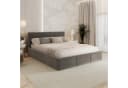 FDM Polsterbett AMBER modern mit Bettkasten Grau Bild 2