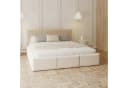 FDM Polsterbett AMBER modern mit Bettkasten Beige Bild 2