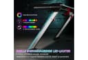 SONNI Gamingtisch mit LED RGB Beleuchtung und Kabelmanagement Bild 1