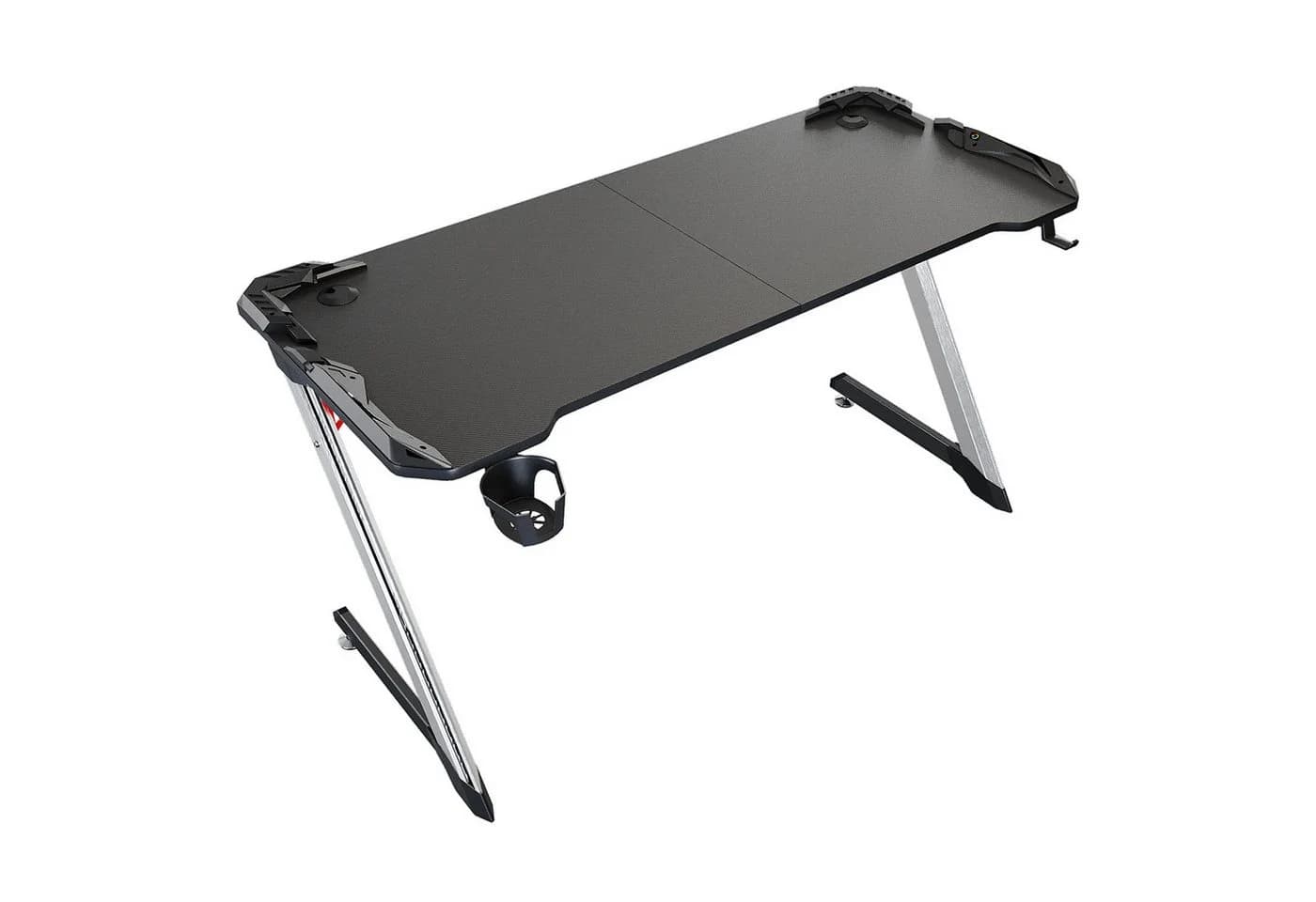 SONNI Gamingtisch mit LED RGB Beleuchtung und Kabelmanagement - Bild 2