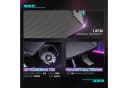 SONNI Gamingtisch mit LED RGB Beleuchtung und Kabelmanagement Bild 5