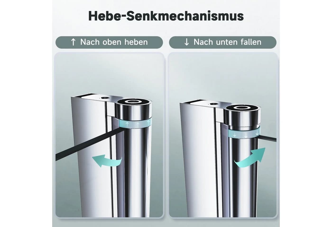 SONNI Dusch-Drehtür 70-90cm Nano Glas Duschabtrennung - Bild 5