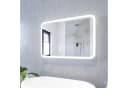 SONNI Badspiegel 60x40cm LED Beleuchtung IP44 Bild 1