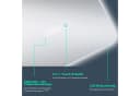 SONNI LED Badspiegel 120x60 cm Touch Lichtspiegel Bild 3