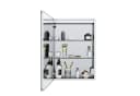 SONNI LED-Spiegel mit Touchschalter und Steckdose 50x70cm, Aluminium Bild 2