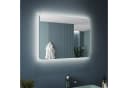 SONNI Badspiegel LED Lichtspiegel 70x50cm Silber Bild 2