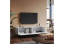 SONNI TV Lowboard Hochglanz Weiß Griffloses Design Bild 1