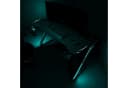 SONNI Gamingtisch 140x60cm Schwarz mit LED RGB Beleuchtung Bild 3