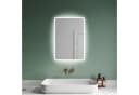 SONNI Badspiegel mit LED-Beleuchtung, Lichtspiegel IP44 LED Spiegel, 60-120cm Wandspiegel mit Touch-Schalter Bild 1