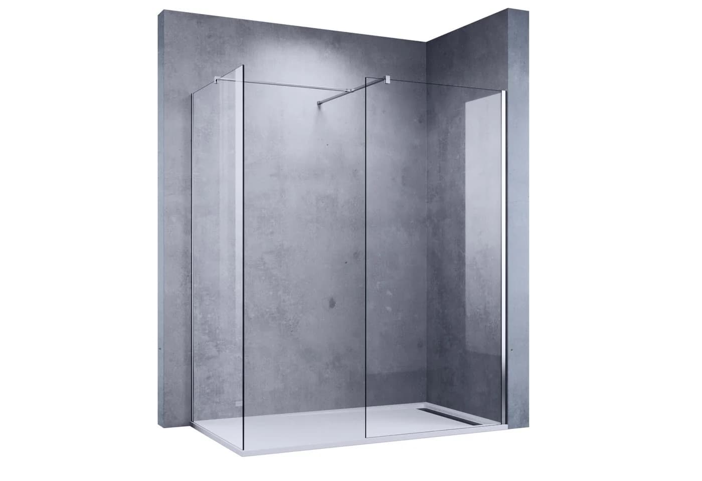SONNI Duschwand Walk-in Duschabtrennung 8 mm Nano-Glas 200 cm - Bild 4