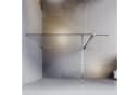 SONNI Walk-in-Dusche mit 30 cm schwenkbarer Seitenwand, 8 mm Nano-Glas Bild 3