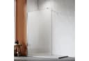 SONNI Walk-in-Dusche 80-140 cm mit Stabilisator, 200 cm Höhe Bild 1