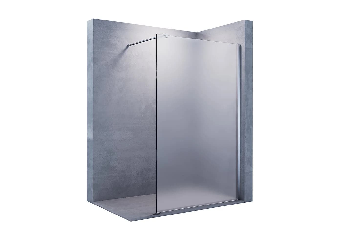 SONNI Walk-in-Dusche 80-140 cm mit Stabilisator, 200 cm Höhe - Bild 2