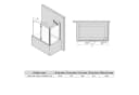 SONNI Badewannenaufsatz NANO Glas 120x140cm Schwarz Bild 3