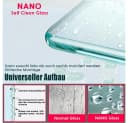 SONNI Badewannenaufsatz NANO Glas 120x140cm Schwarz Bild 5