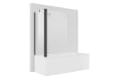 SONNI Badewannenaufsatz NANO Glas 80x140cm Einscheibensicherheitsglas Bild 2