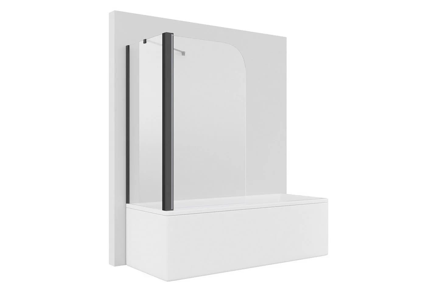 SONNI Badewannenaufsatz NANO Glas 80x140cm Einscheibensicherheitsglas - Bild 2