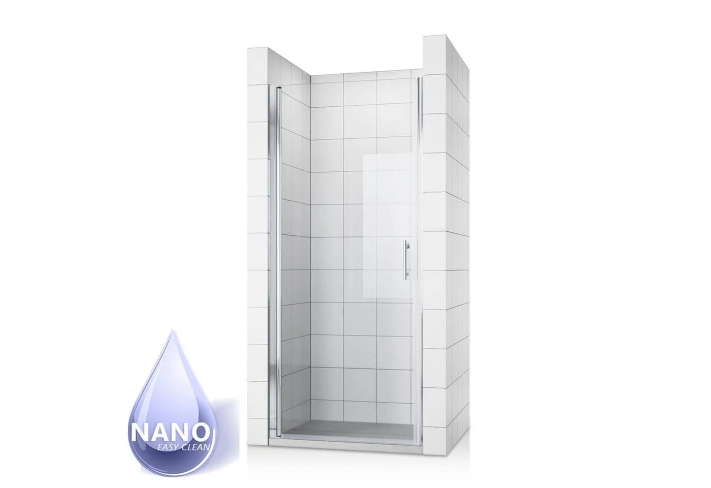 SONNI Dusch-Pendeltür 70-90 cm Nano-Beschichtung - Bild 2