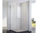 SONNI Eckdusche Duschkabine 80x80 cm Nano Glas Drehfalttür 180° 195 cm Bild 1