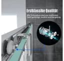 SONNI Eckdusche 100-170 x 185 cm Einzelschiebetür ESG Bild 4