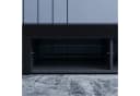 SONNI Lowboard 135cm TV-Unterschrank Schwarz Hochglanz mit LED-Beleuchtung Bild 5