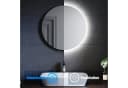 SONNI Badspiegel Rund Badezimmerspiegel mit Beleuchtung Ø 80 cm LED Touchschalter Bild 3