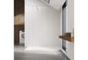 SONNI Walk-in-Dusche 70-120cm Nano-Glas 8mm Einscheibensicherheitsglas 200cm Bild 1