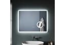 SONNI LED Badezimmerspiegel 100x60cm Silber Bild 2