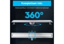 SONNI Duschrinne Edelstahl 50-110 cm 360° verstellbar mit Geruchsstop Bild 1