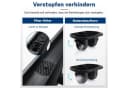 SONNI Duschrinne Edelstahl Bodenablauf Schwarz 50-110 cm 360° verstellbar Bild 4