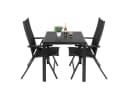 TLGREEN Gartenlounge-Set 3-TLG Aluminium WPC Bild 2