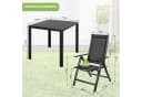 TLGREEN Gartenlounge-Set 3-TLG Aluminium WPC Bild 3