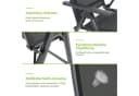 TLGREEN Gartenlounge-Set 3-TLG Aluminium WPC Bild 5