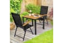 Klassischer Gartentisch aus Aluminiumlegierung und Kunststoffholz Bild 1
