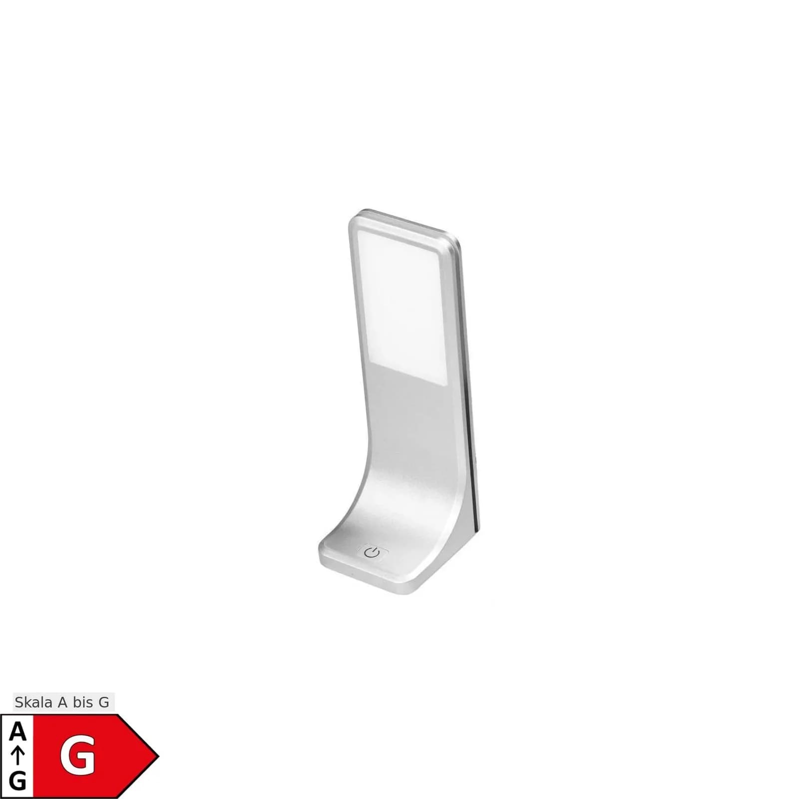 LED Unterbauleuchte 4er Set Silber-Grau Warmweiß Touch-Schalter