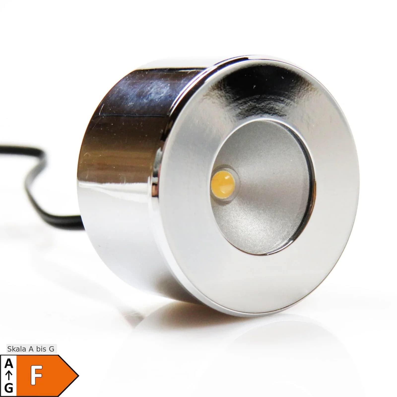 kalb Mini-Star LED Einbaustrahler Chrom Warmweiß