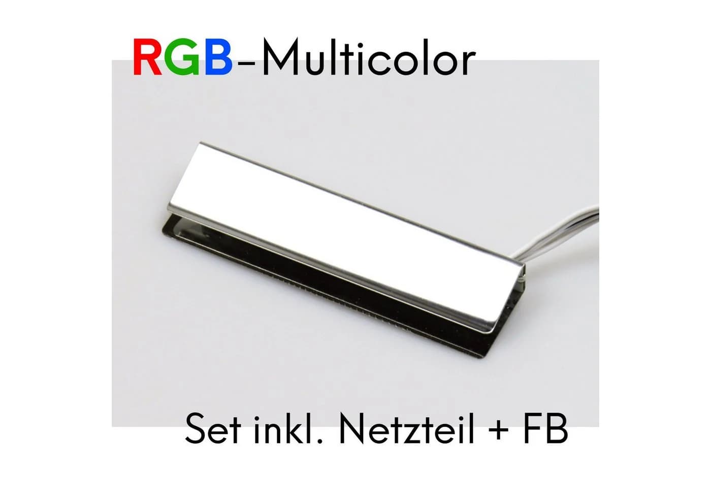 kalb LED Glaskantenbeleuchtung RGB Verchromt 6er Set - Bild 3