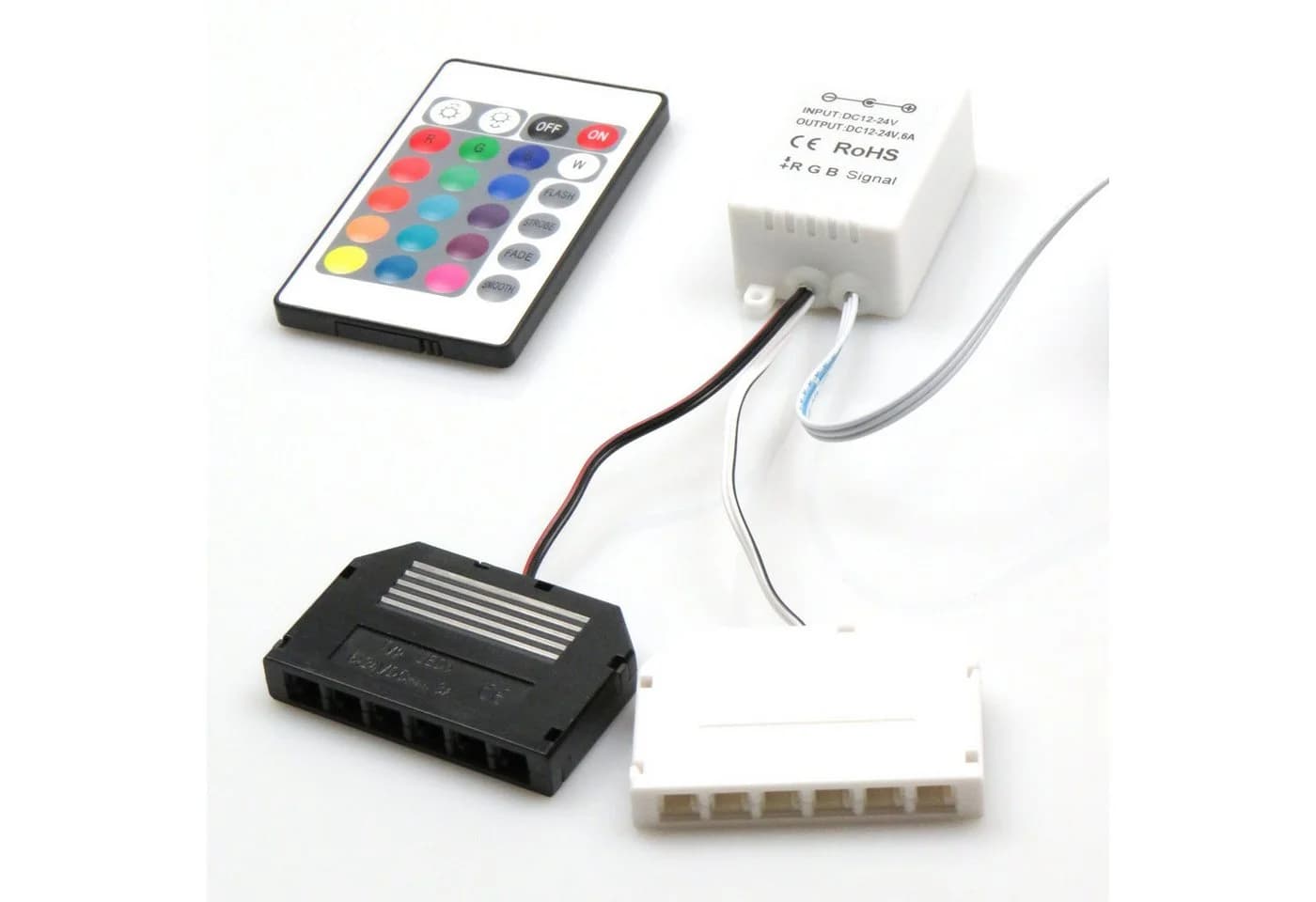 kalb LED Glaskantenbeleuchtung RGB Verchromt 6er Set - Bild 4