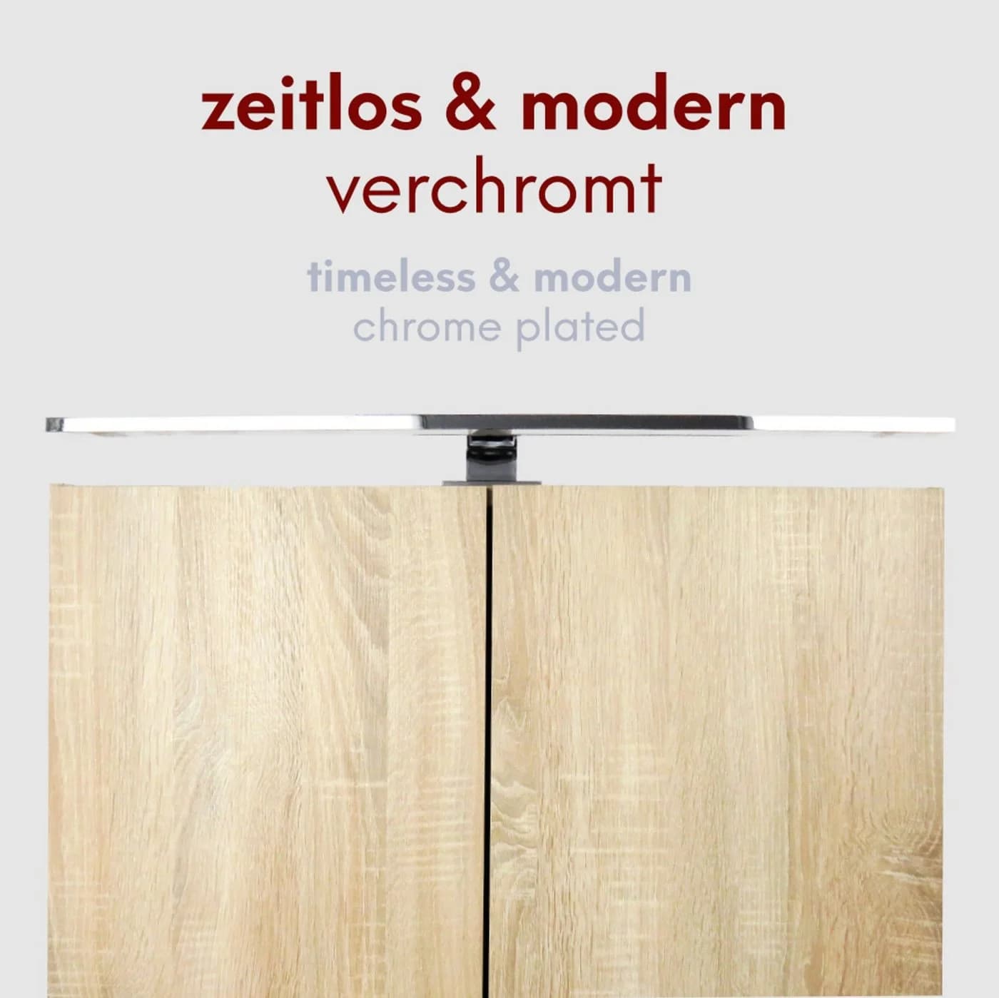kalb LED Spiegelleuchte 600mm Badleuchte verchromt neutralweiß - Bild 4