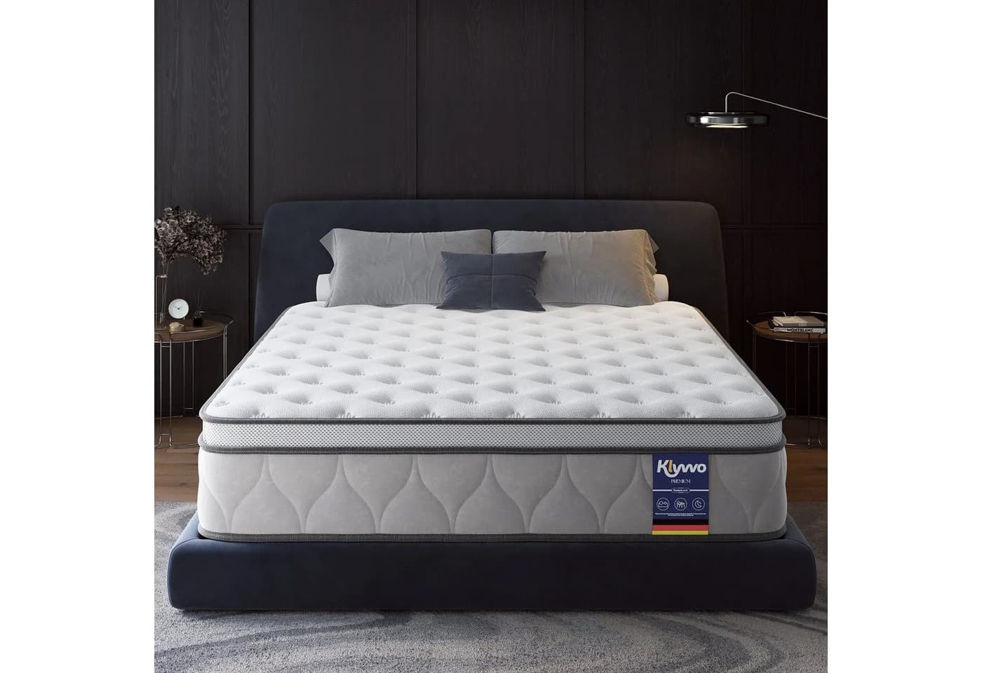 Klyvvo Boxspringmatratze 7-Zonen Federkern H3 Memory Foam - Bild 2