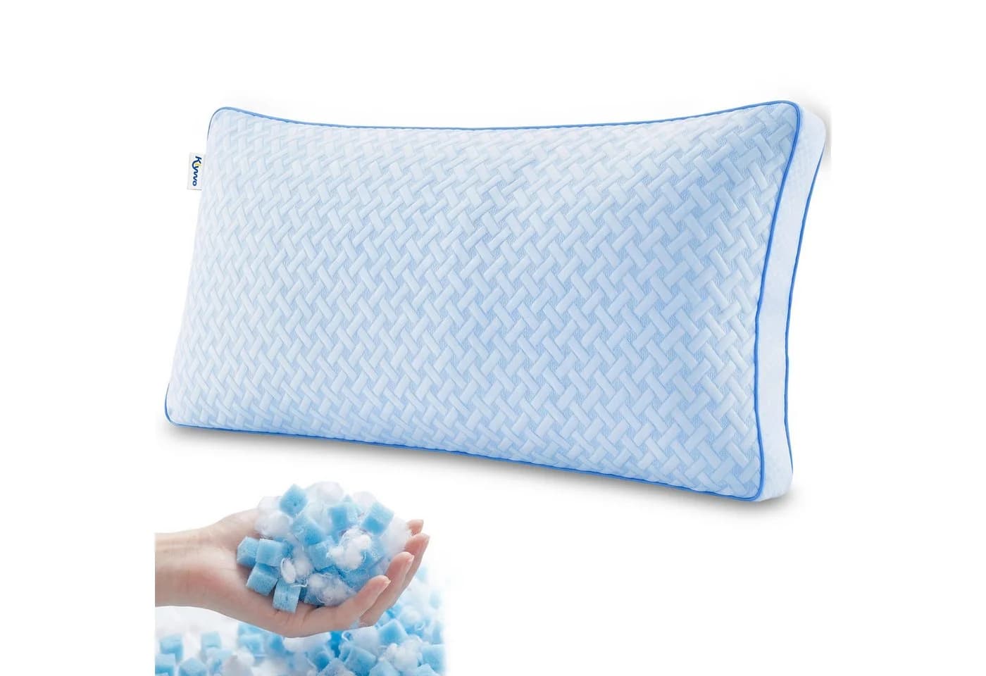 Klyvvo Kopfkissen Gel Memory Foam mit Höhenverstellung - Bild 2