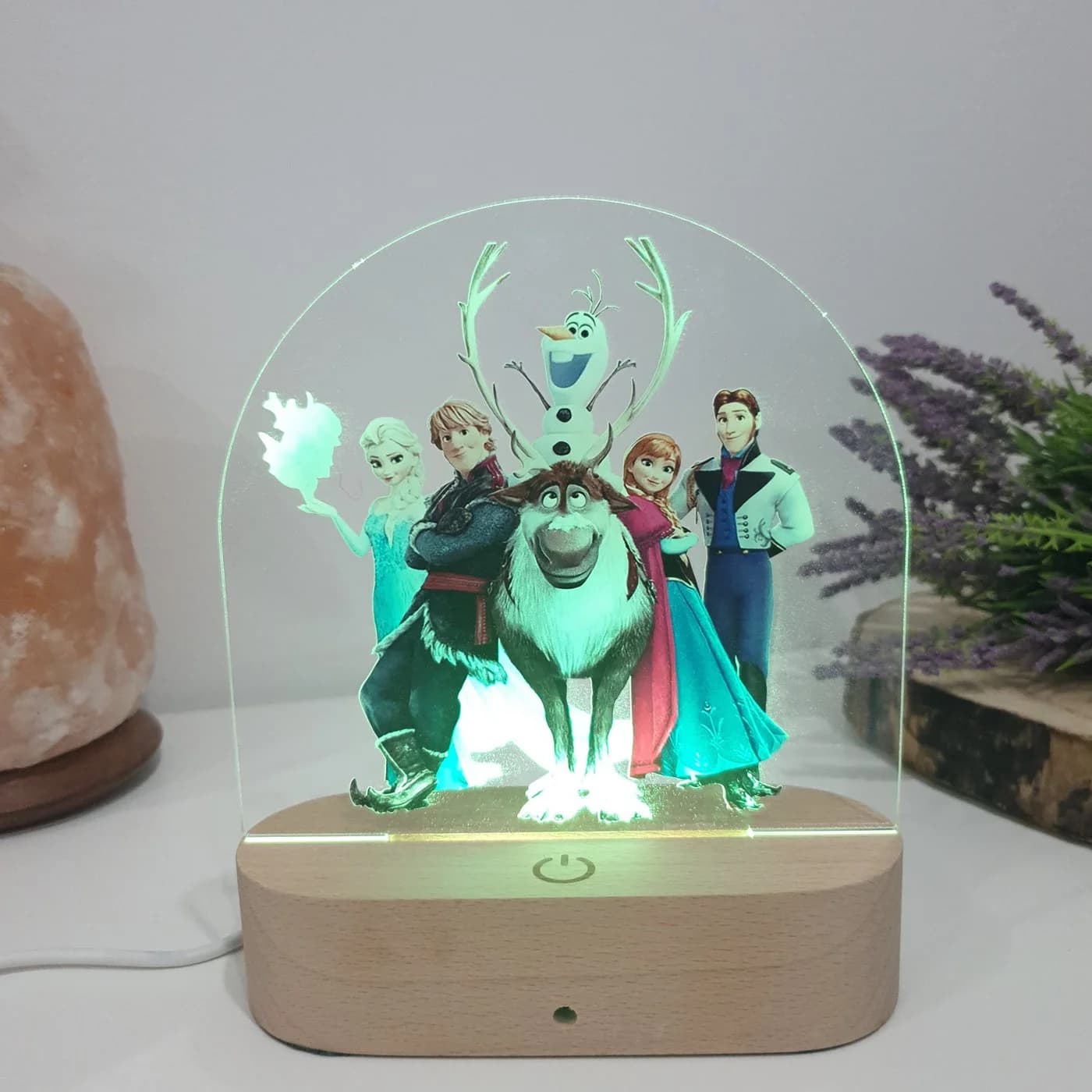 Little Lorien Nachtlicht Eiskönigin mit Fernbedienung und 16 Farben - Bild 4