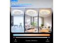 Lujasi Deckenventilator mit LED-Beleuchtung, 6 Windstufen, App-Steuerung, Weiß Bild 1