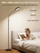 Lujasi LED Stehlampe Schwarz Dimmbar mit Fernbedienung Bild 5